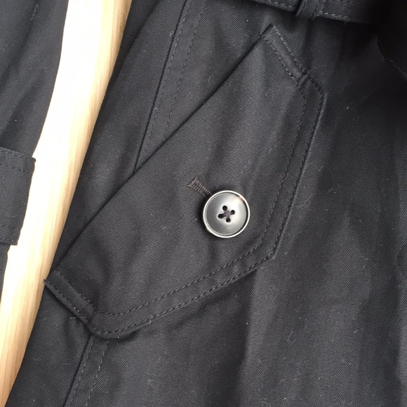 GAP Classic Trench Coat - Black - Picture 3 of 10